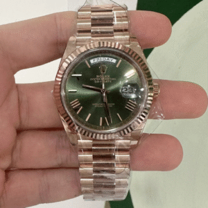 Rolex Day-Date 40 Rose Gold with Olive Dial 228235 40mm