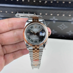 Rolex DateJust Rose Gold Wimbledon Dial 41mm