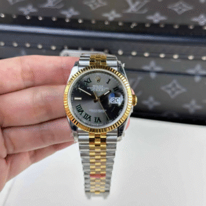 Rolex DateJust Dial Wimbledon Yellow and Sliver Gold 36mm