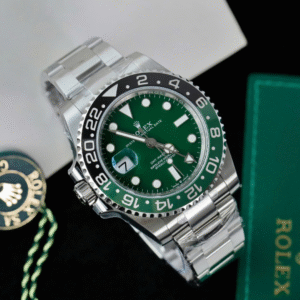 Rolex GMT-Master II 126729VTNR Replica Watch Green Dial Oyster Strap 40mm