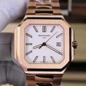 Patek Philippe Cubitus 5821 Replica Watch Rose Gold White Dial TW Factory 45mm
