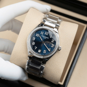 Patek Philippe Twenty 4 7300 Replica Watches Blue Dial Metal Wire