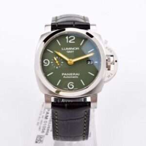 PANERAI LUMINOR REP 1:1 WATCH GOLD NEEDLE BLUE LEATHER VS FACTORY 44MM