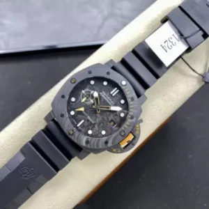 PANERAI SUBMERSIBLE BEST REPLICA CARBON CASE METEORITE DIAL VSF 42MM