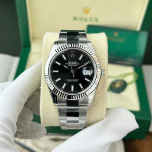 olex Datejust 126334-0017 Black Luminous Dial Oyster 41mm