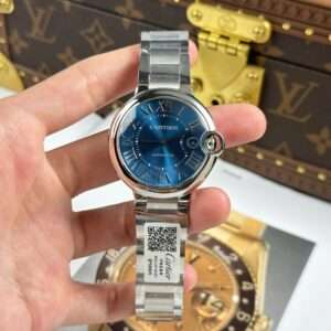 Cartier Ballon Blue Dial Metal Wire AF Factory 40mm