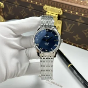 Omega Watches De Ville Co-Axial Chronometer 8500 Blue Dial Metal Strap 41mm