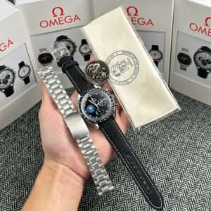 Omega Speedmaster Silver Snoopy 50th Anniversary Black Dial New 2025 42mm
