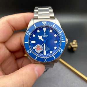 Tudor Pelagos Replica Watches Case Titanium Blue Dial ZF Factory 42mm